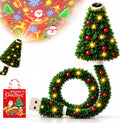 🎄 Projektor Świąteczny LED USB – 6 Efektów Świątecznych